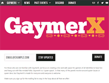 Tablet Screenshot of gaymerx.com